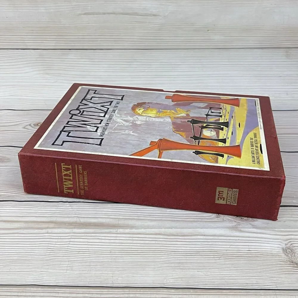 TWIXT Vintage 1962 Board Game 3M Bookshelf Series Strategy of Barriers COMPLETE